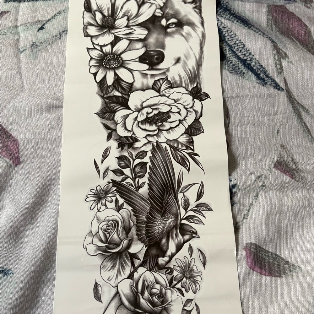 Full sleeve temporary tattoos take a week to fall off.